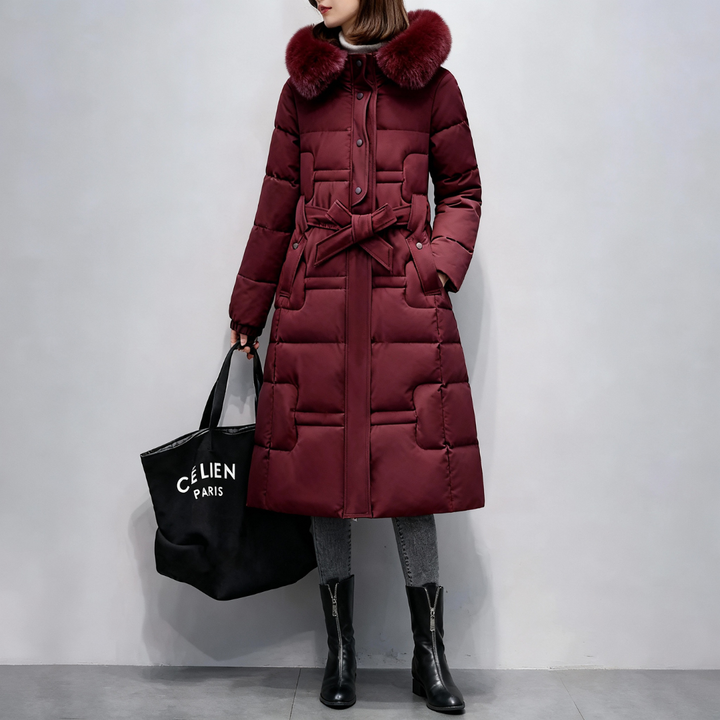 Fur Hooded Long Parka