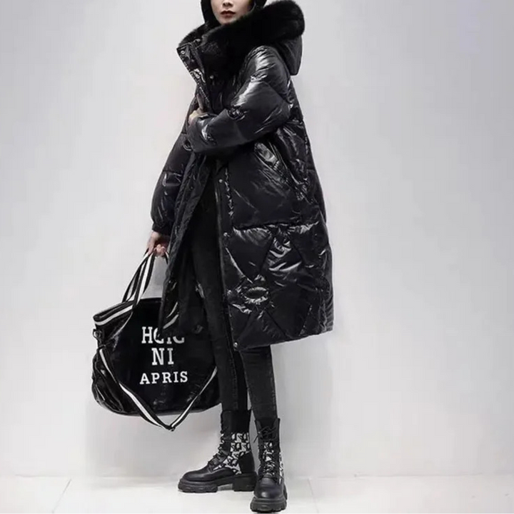 Fur Hooded Down Jacket