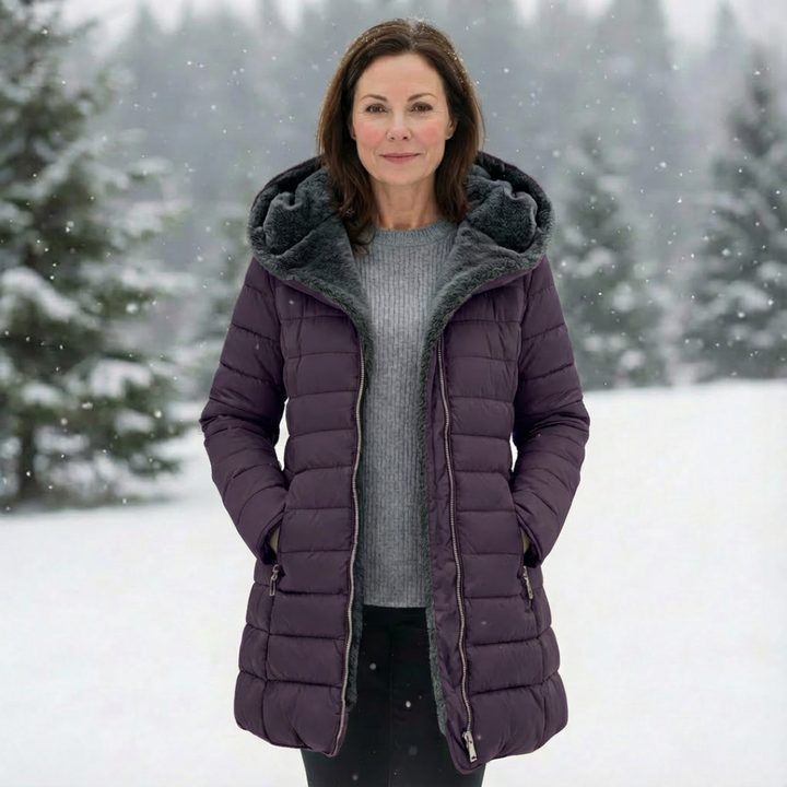 Purple Soft-Lined Padded Jacket