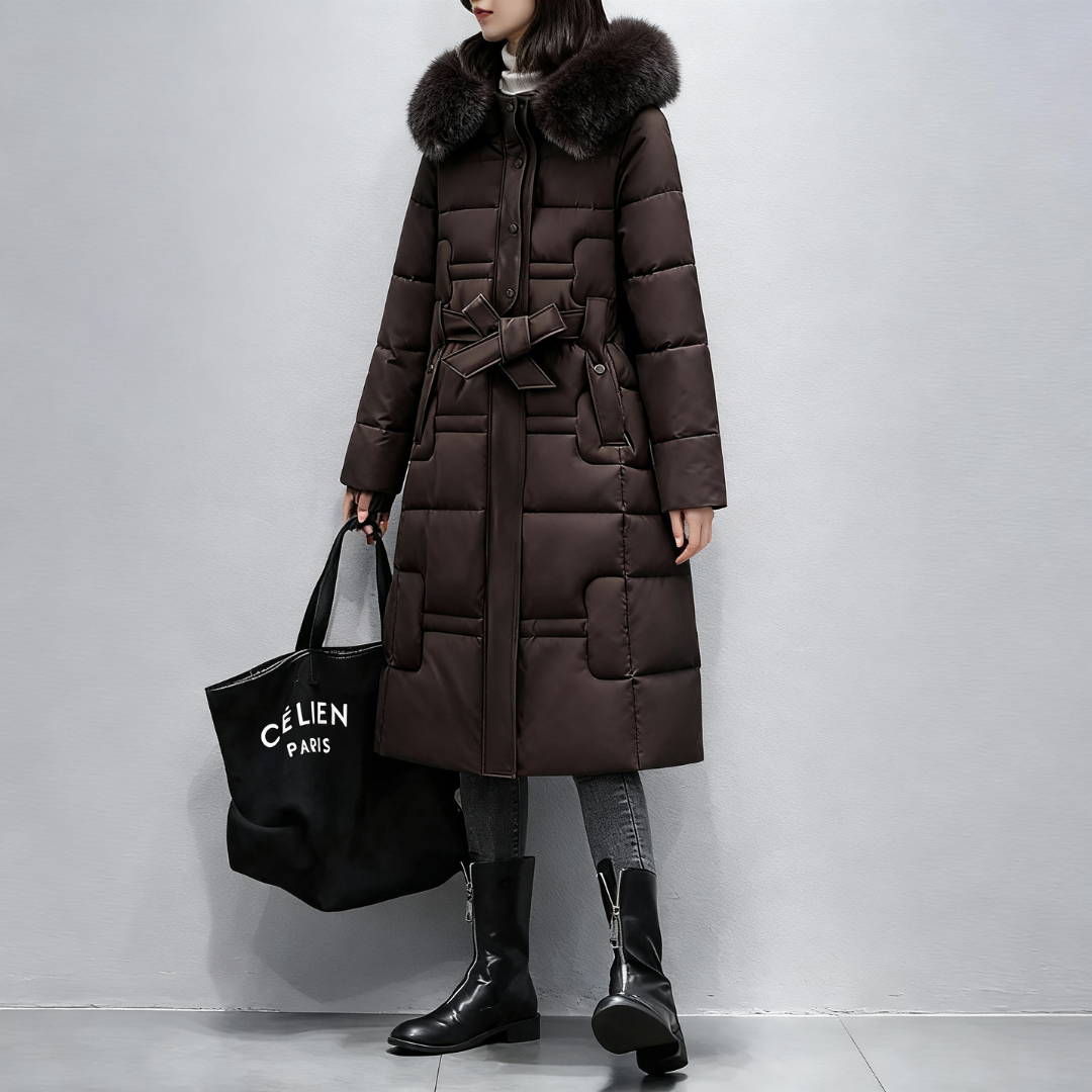 Fur Hooded Long Parka