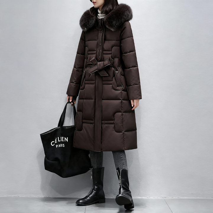 Fur Hooded Long Parka