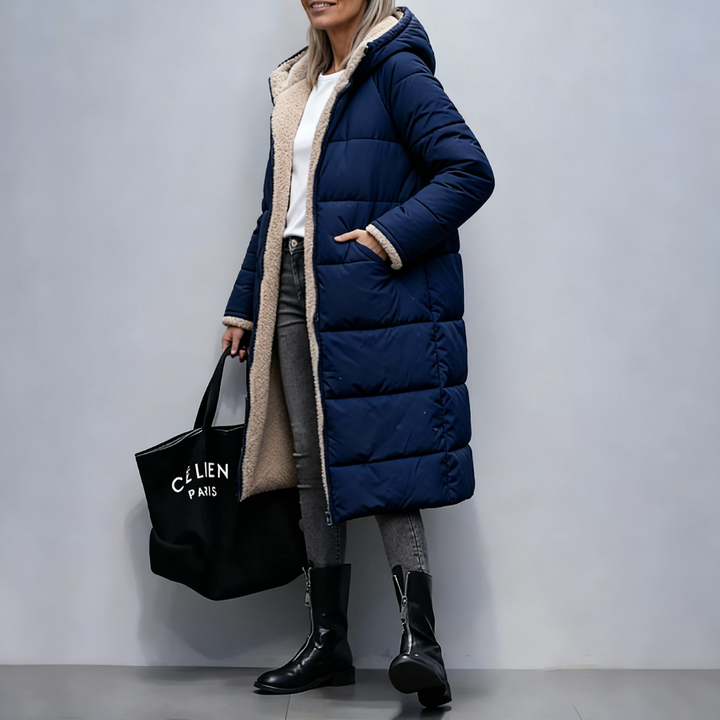 Reversible Winter Blue Coat