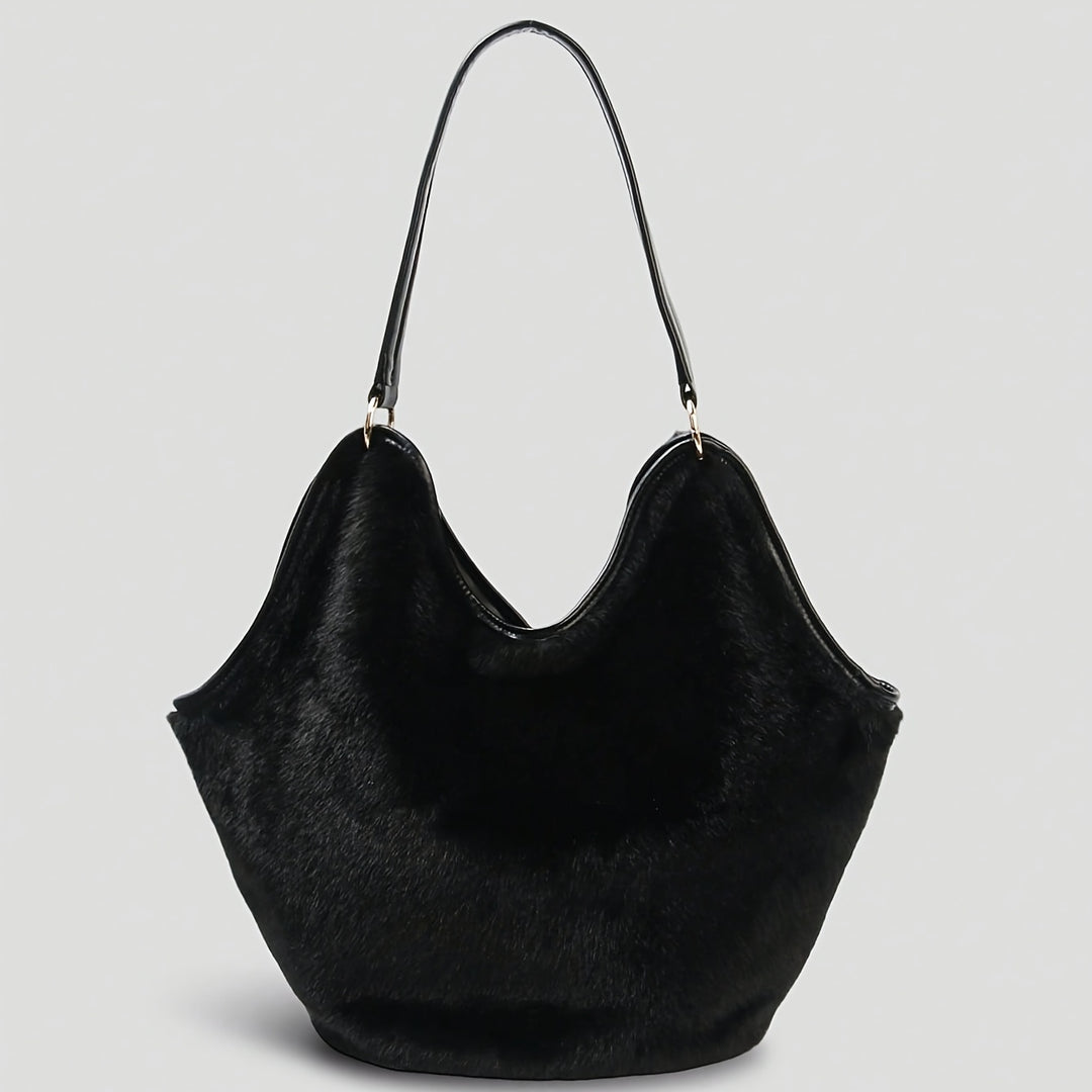 Plush Off Shoulder Bag
