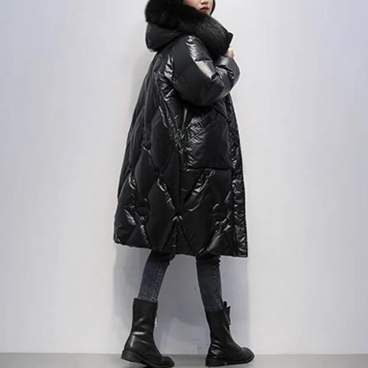 Fur Hooded Down Jacket