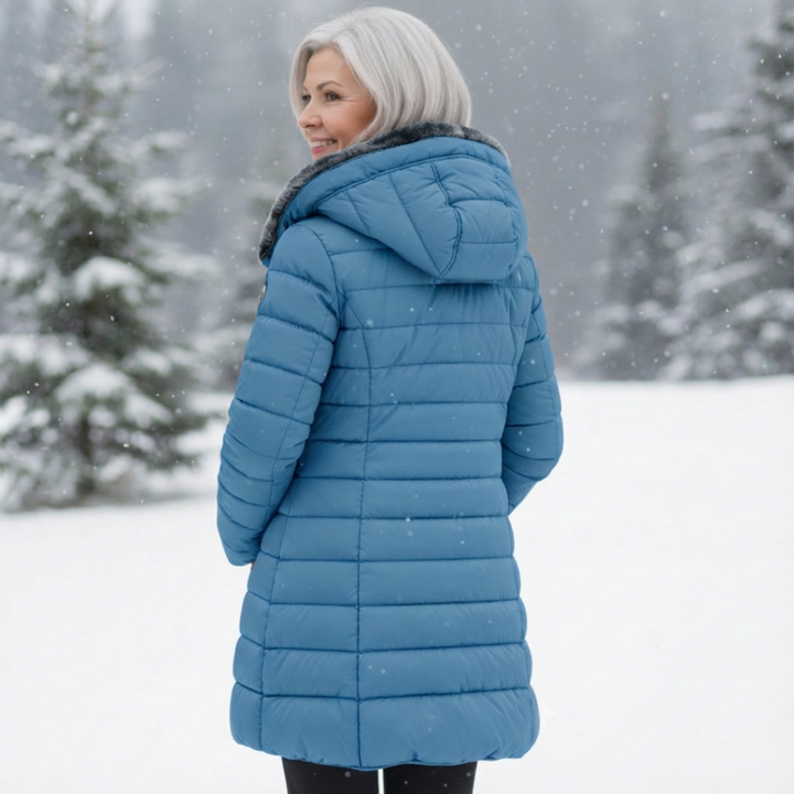 Blue Soft-Lined Padded Jacket