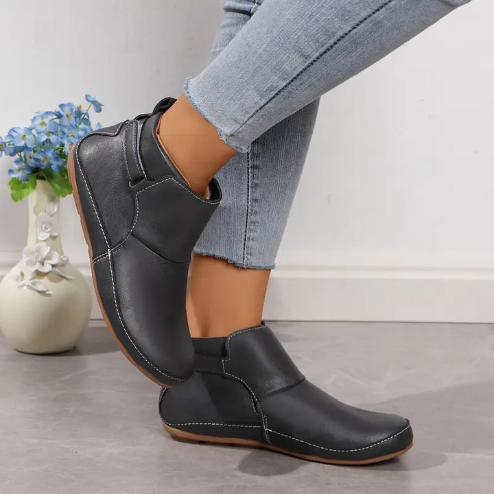 Winter Buckle Ankle Boots