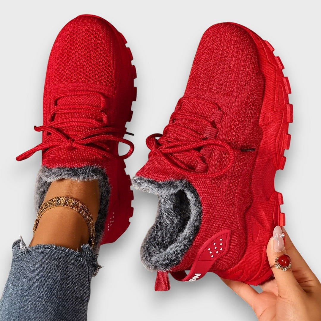 Cozy Lace Up Winter Sneakers