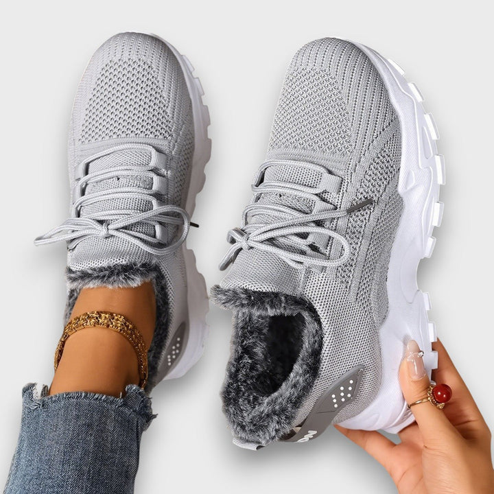 Cozy Lace Up Winter Sneakers