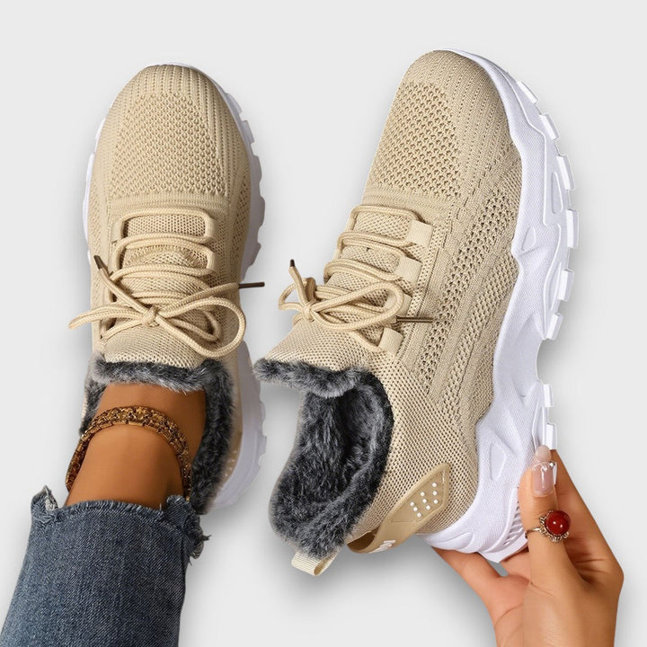 Cozy Lace Up Winter Sneakers
