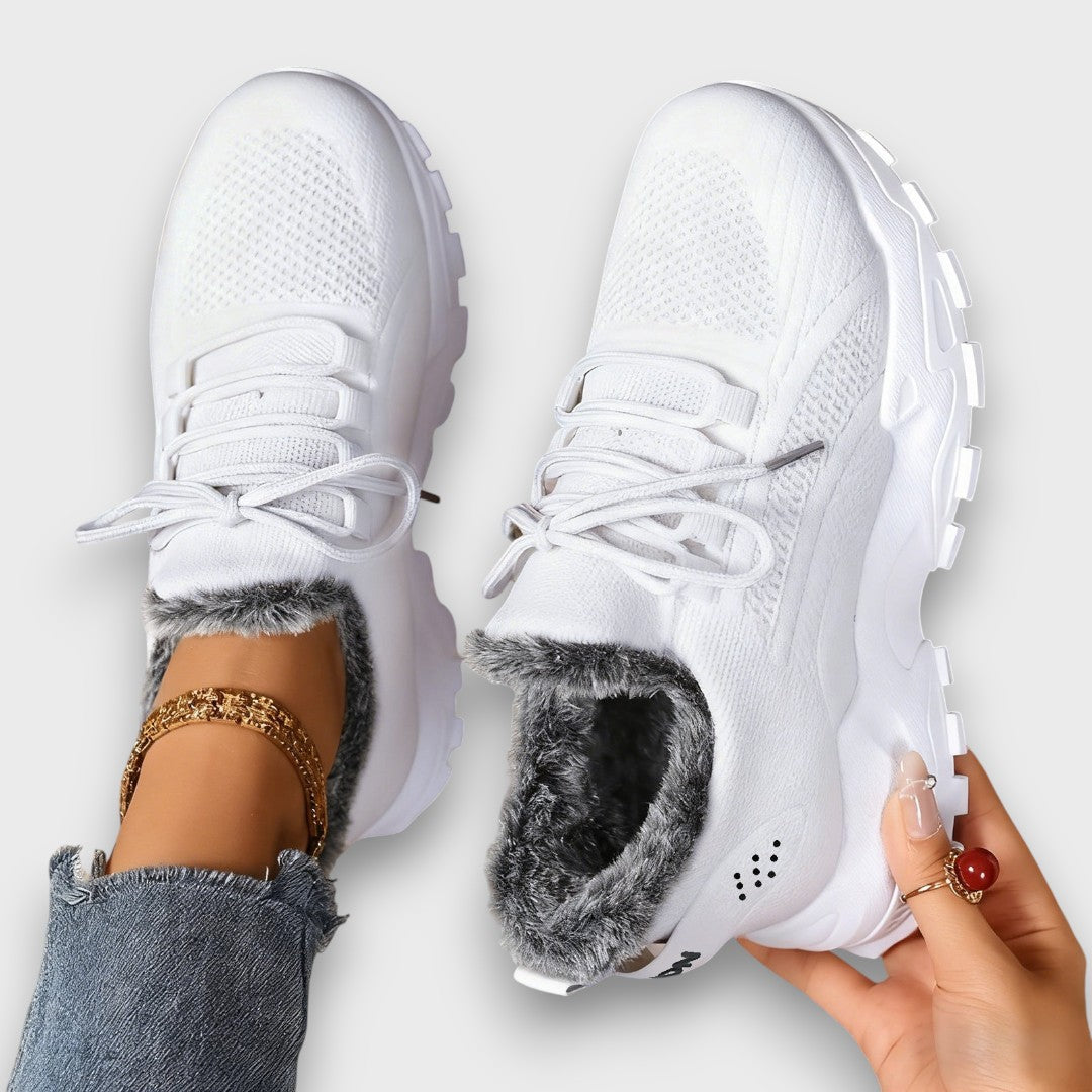 Cozy Lace Up Winter Sneakers