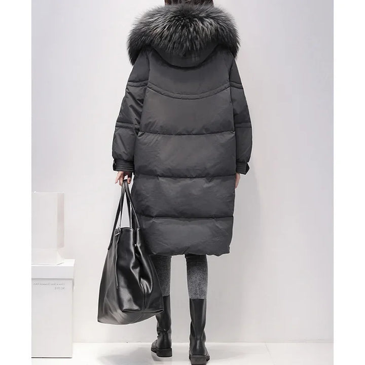 Mid Length Hooded Coat