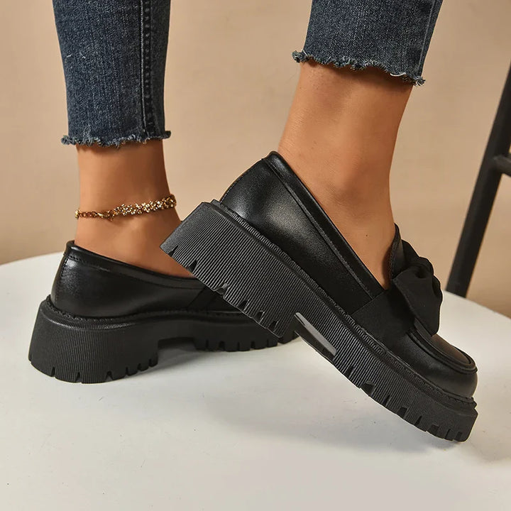 Bow Platform Loafers