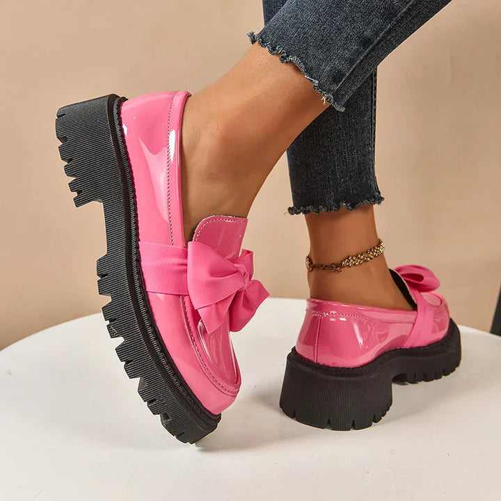 Bow Platform Loafers