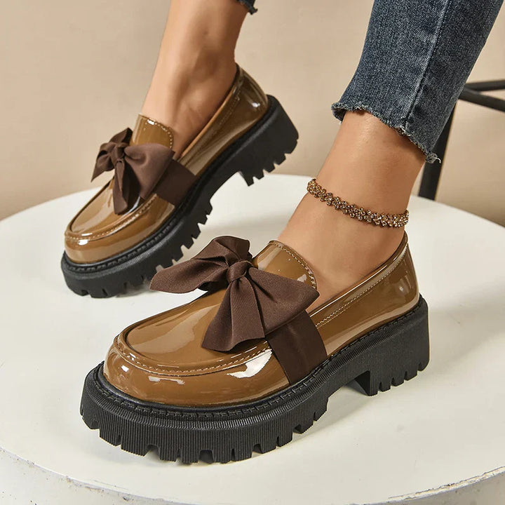 Bow Platform Loafers