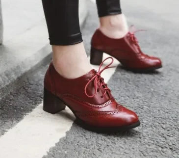 Platform Brogue Shoes