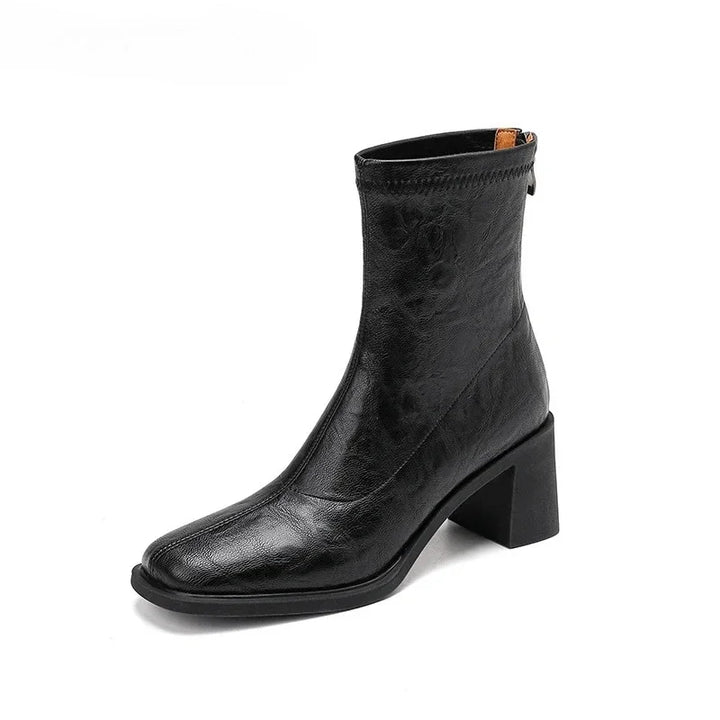 Block Heel Elegant Boots