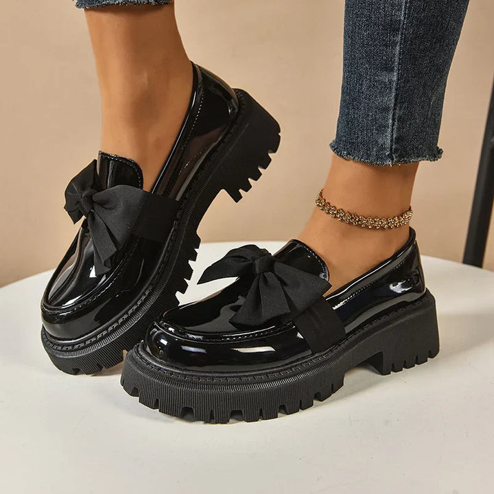 Bow Platform Loafers