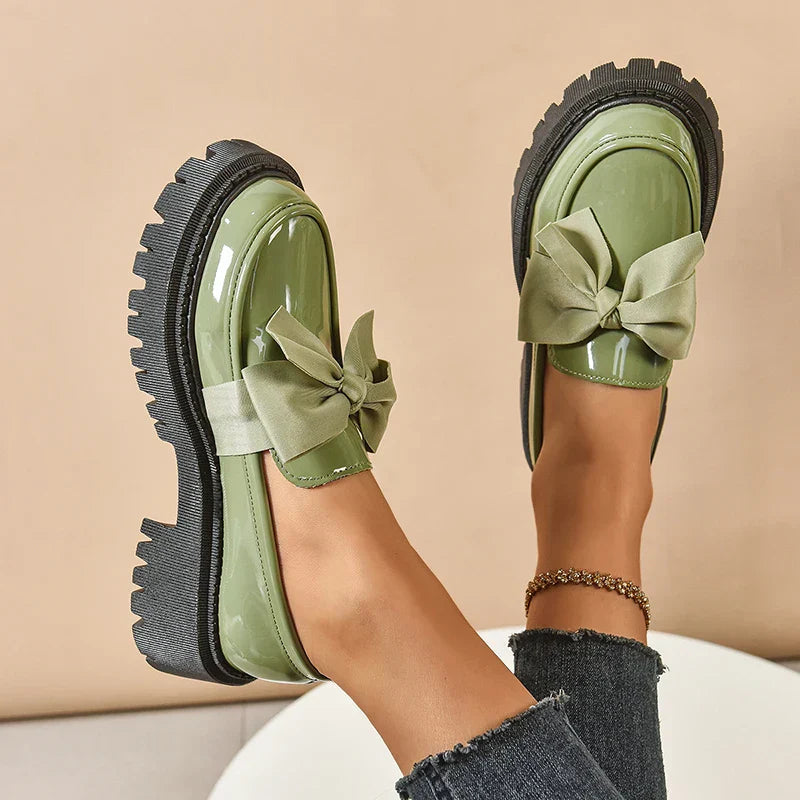 Bow Platform Loafers