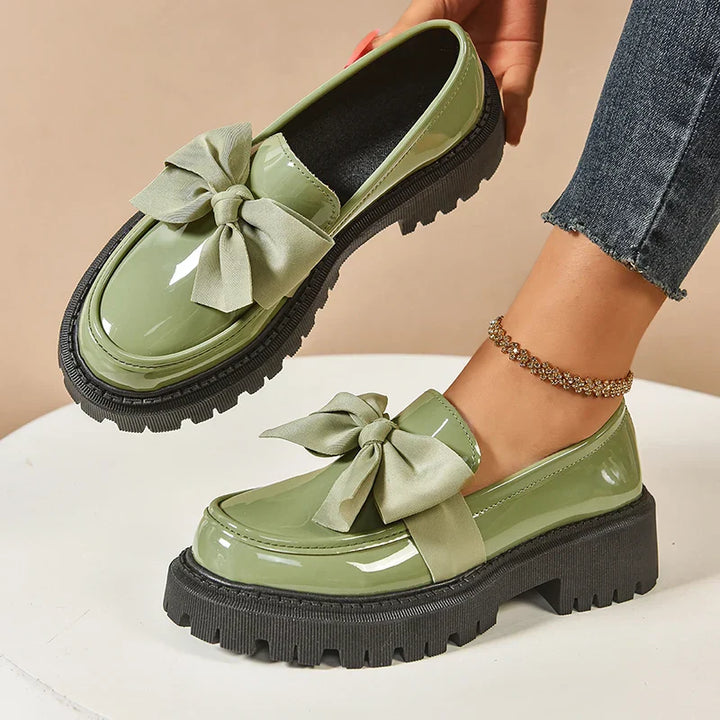 Bow Platform Loafers