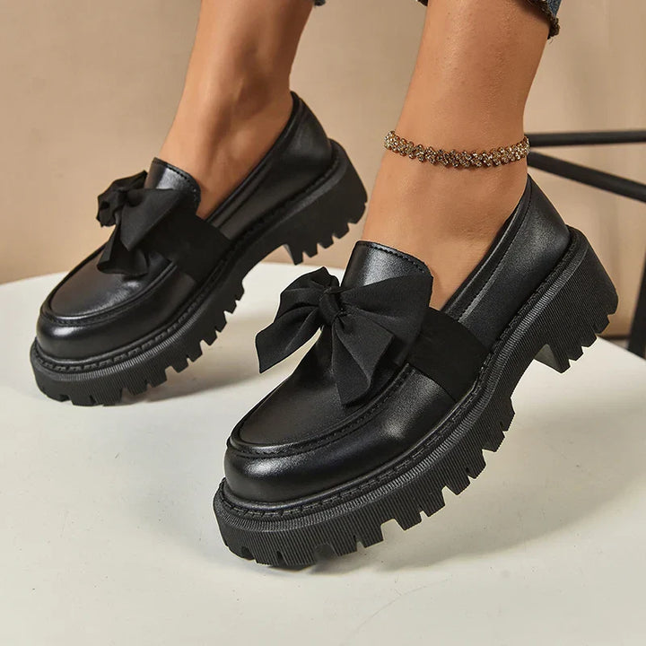 Bow Platform Loafers