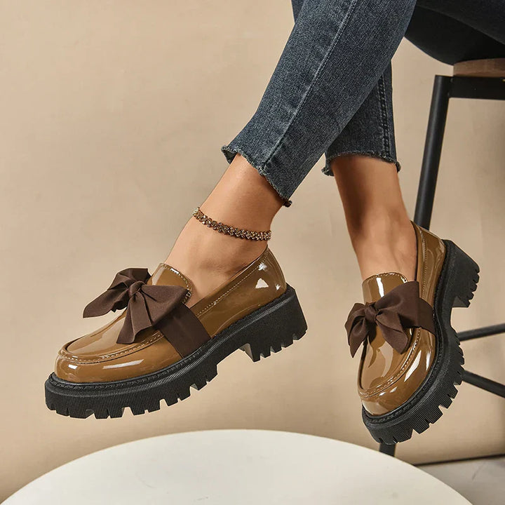Bow Platform Loafers
