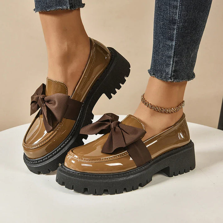 Bow Platform Loafers