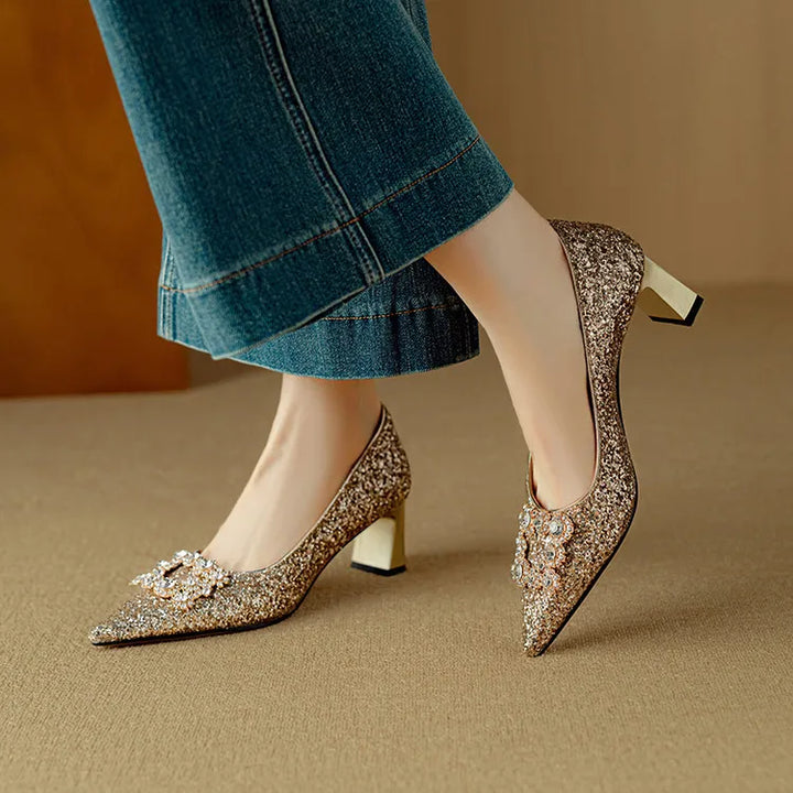 Glitter Pumps