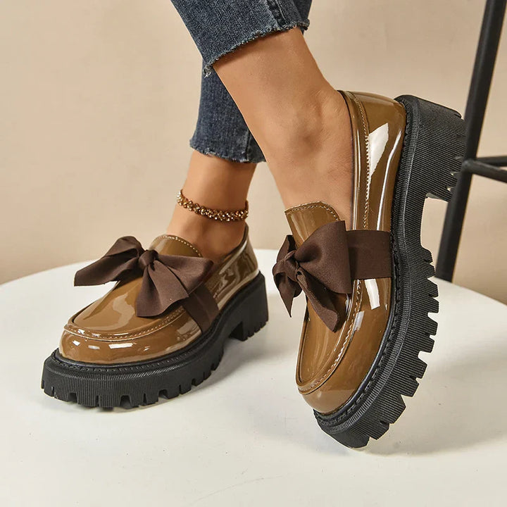 Bow Platform Loafers