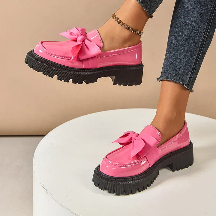 Bow Platform Loafers