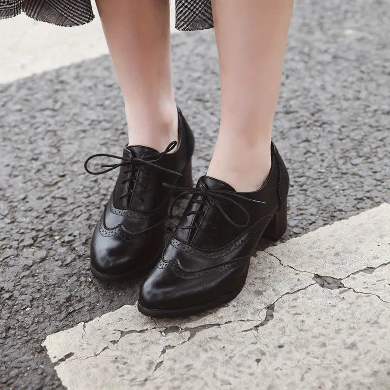 Platform Brogue Shoes
