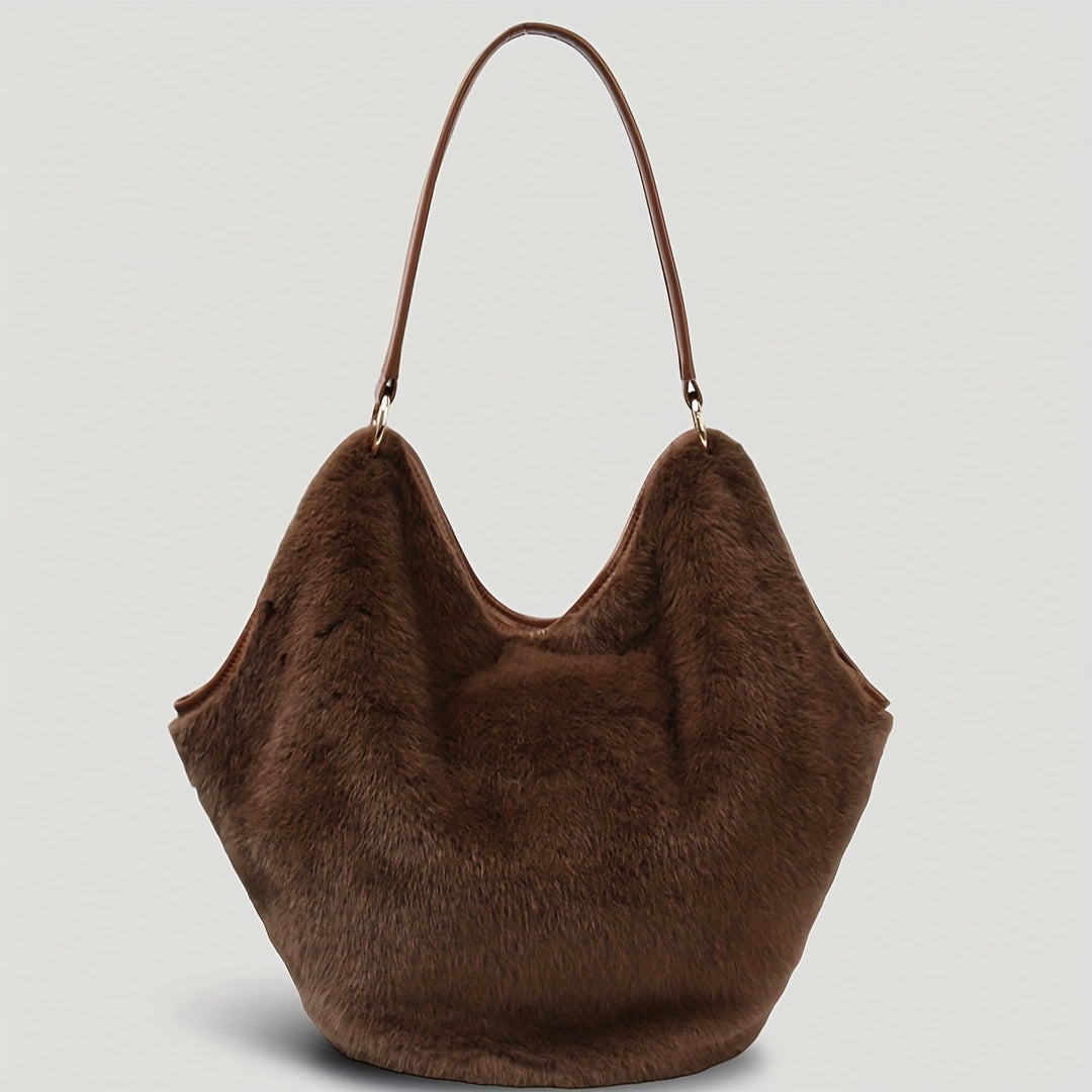 Plush Off Shoulder Bag