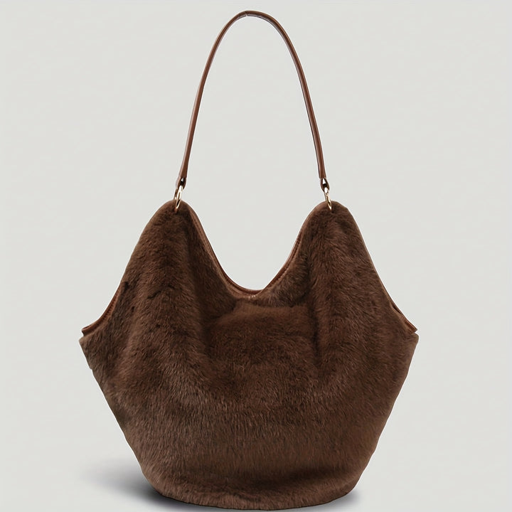 Plush Off Shoulder Bag