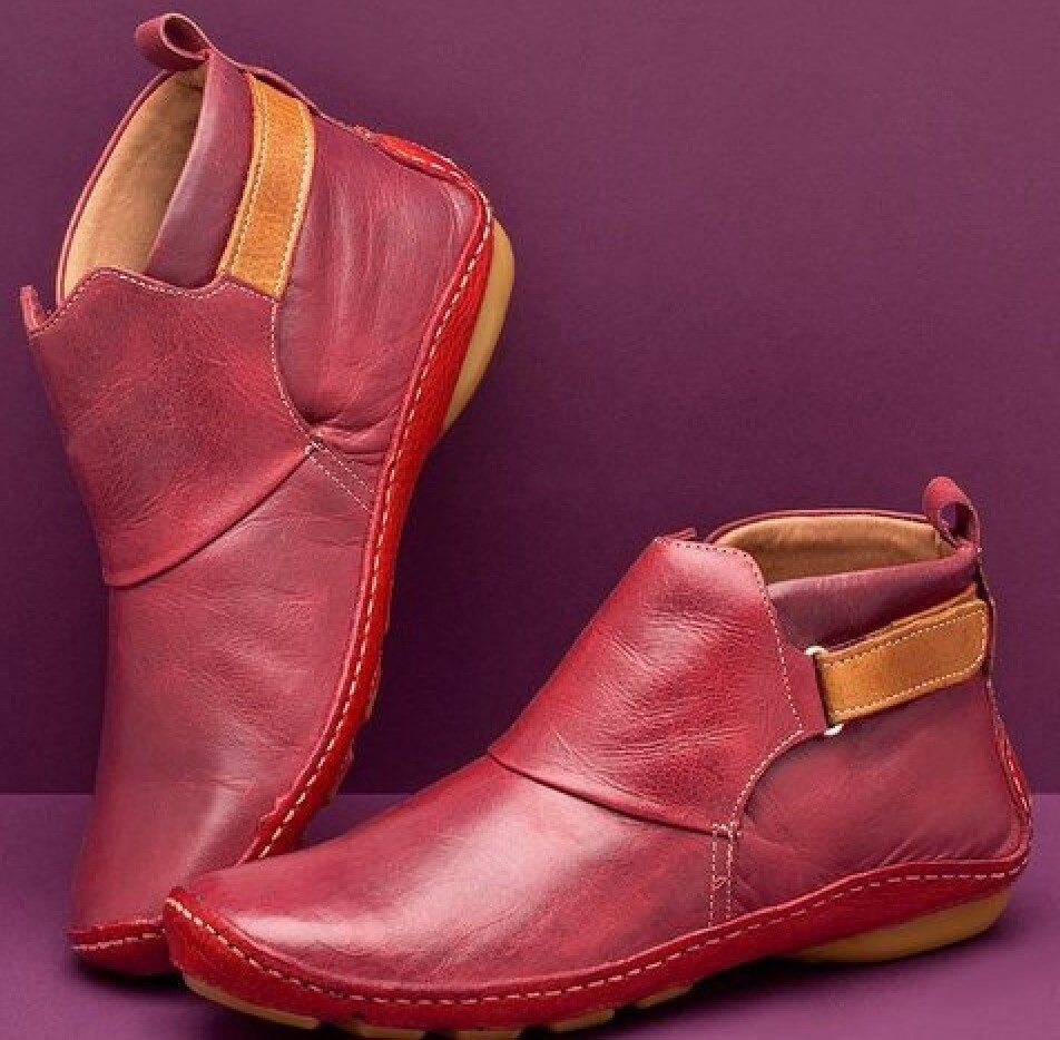Winter Buckle Ankle Boots