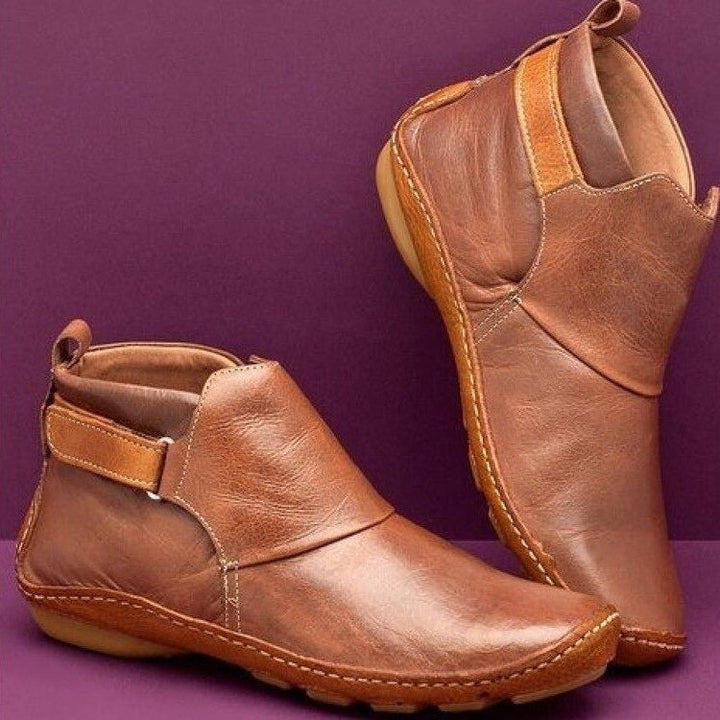 Winter Buckle Ankle Boots
