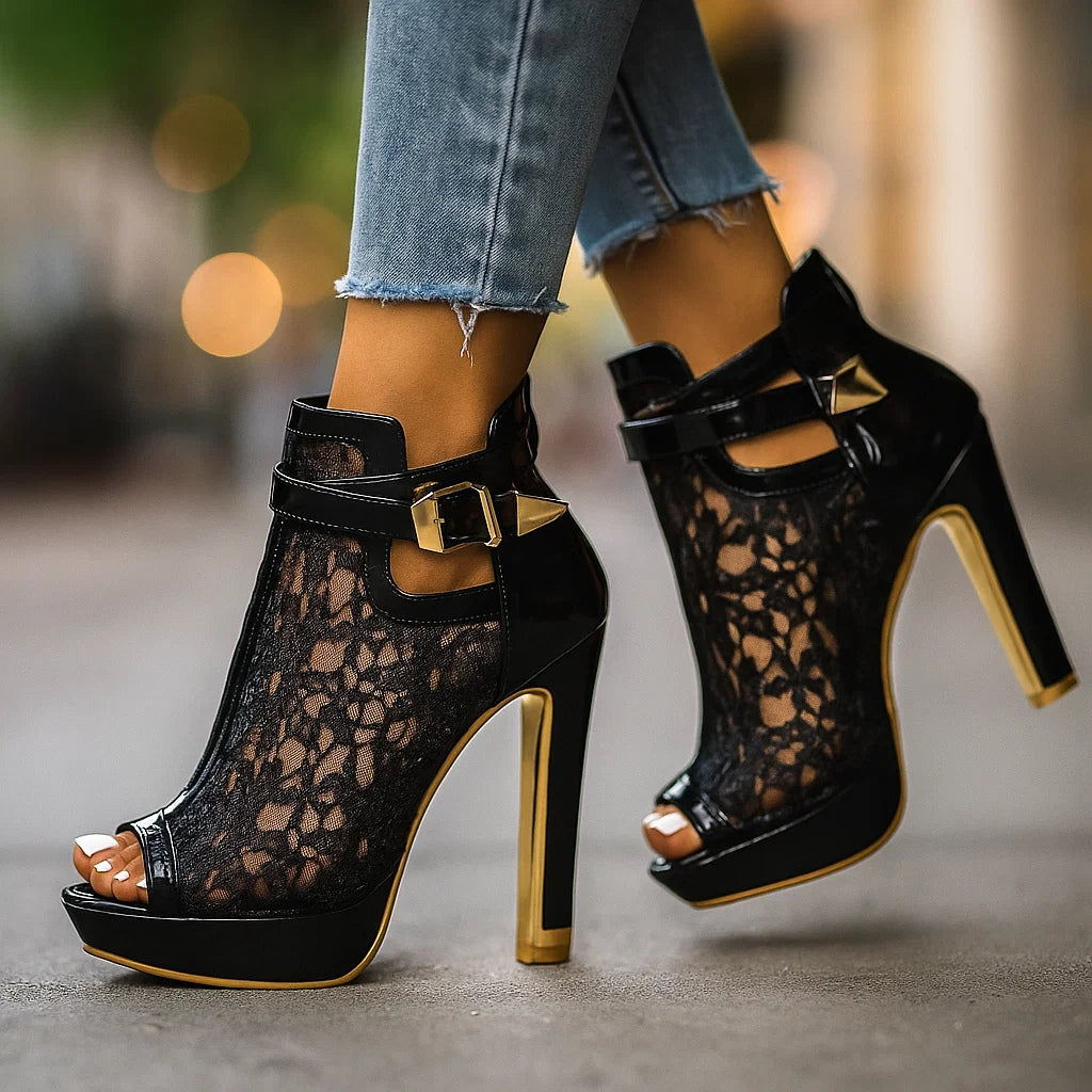 Lace High Heels