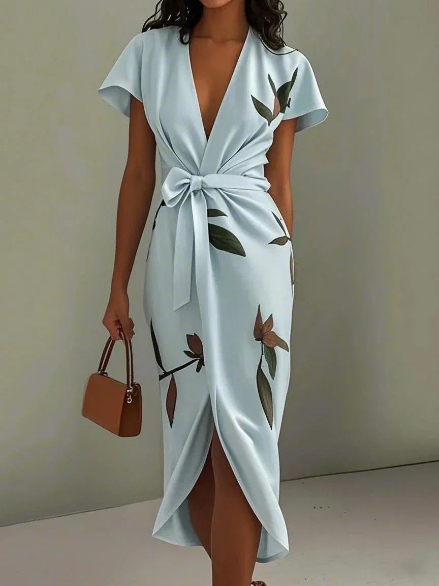 Elegant Light Wrap Dress