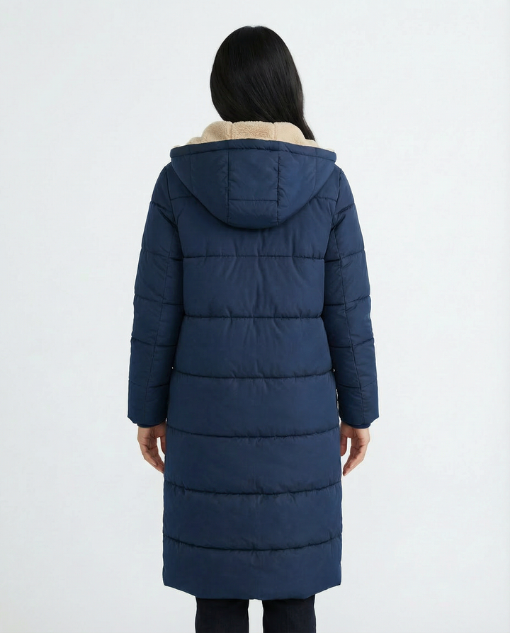 Blue Sherpa Winter Coat